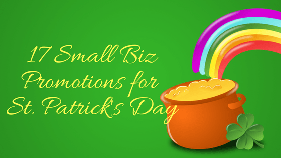 St Patricks Day promos for small businesses