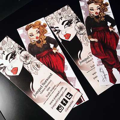 Bookmark business cards