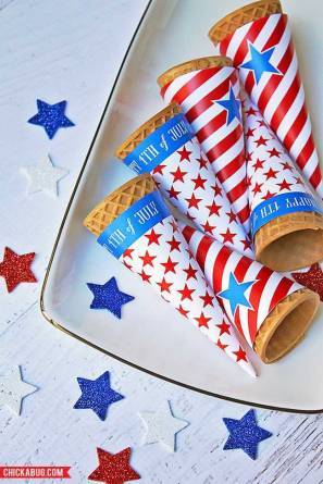 Ice cream cone wrappers
