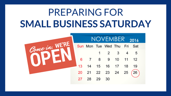 Ways to Prepare for Small Business Saturday