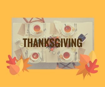 Thanksgiving table cards