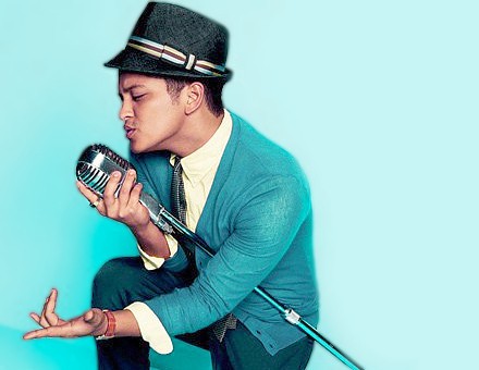 Bruno Mars serenading