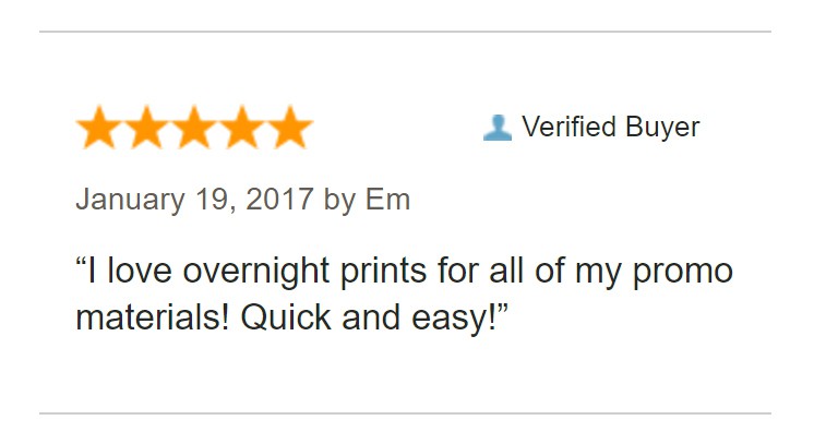 Customer review