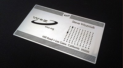 Steve Wozniak business card