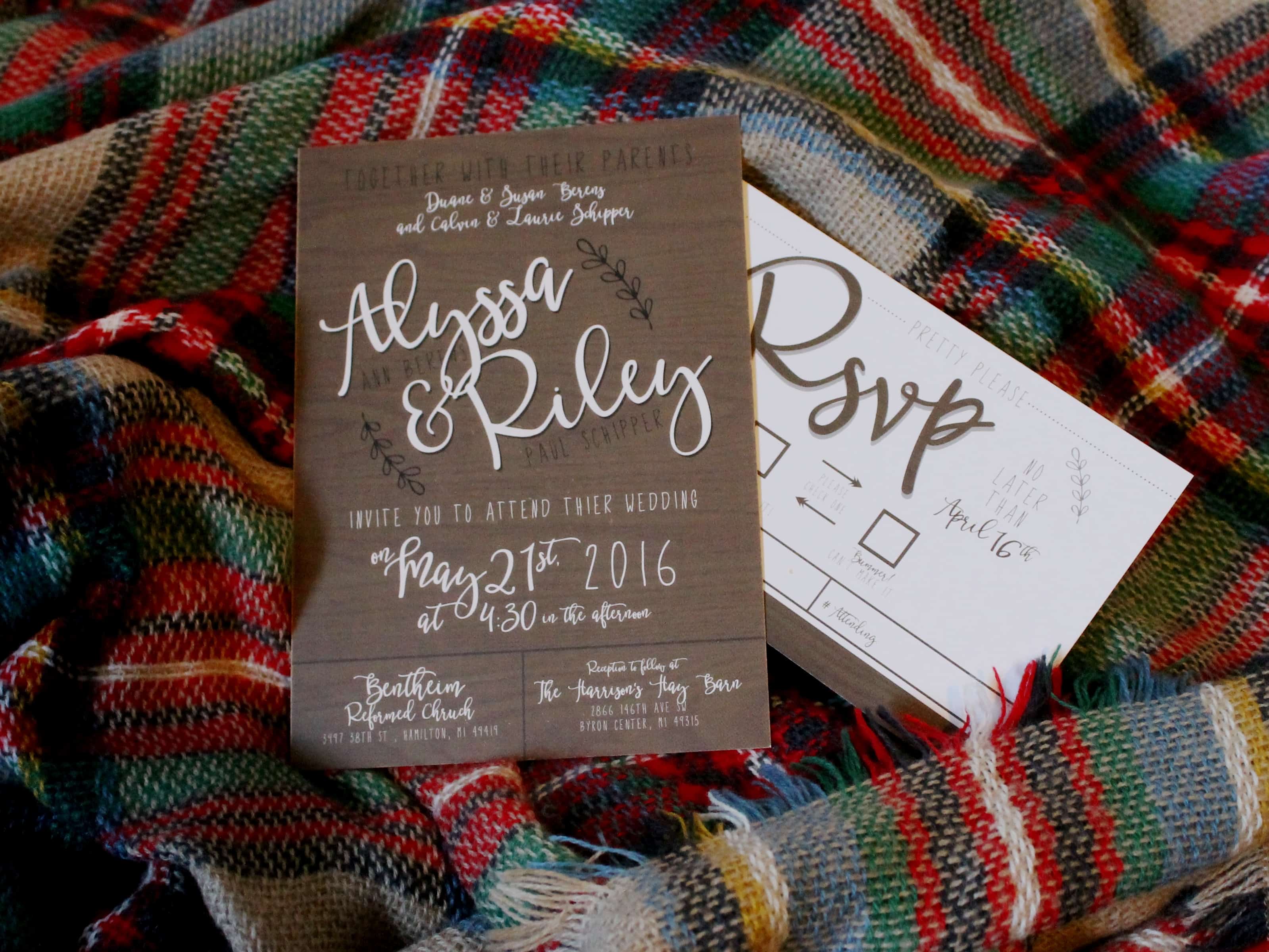 custom wedding invitations