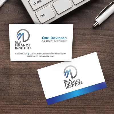 Tax theme business cards