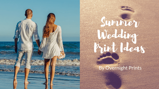 Summer wedding print ideas by Overnight Prints