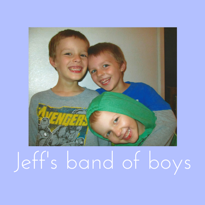 Photo of Jeff's three boys