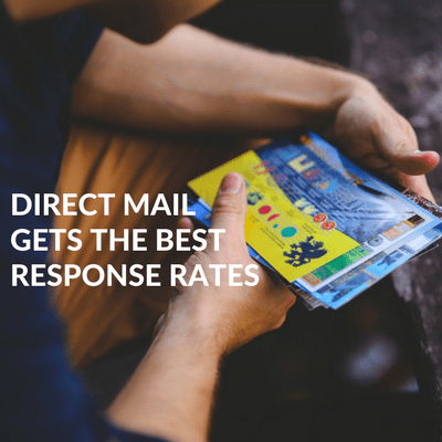 Direct mail gets the best response rates