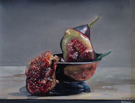 Fig oil painting