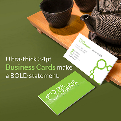 Ultra-thick business cards