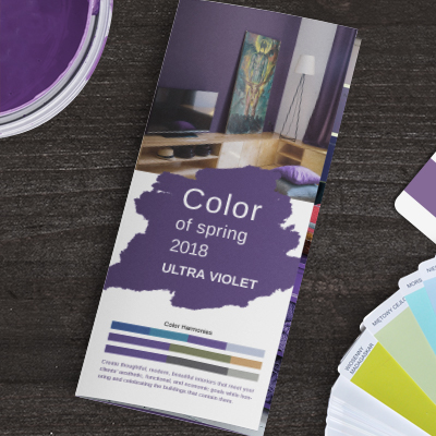 Spring color brochure promotion