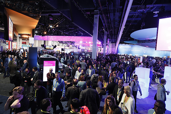 CES show floor