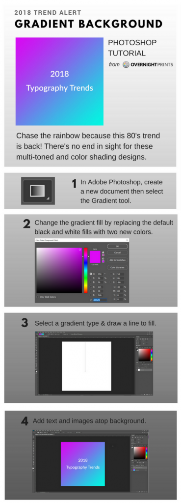 Gradient Background Photoshop Tutorial