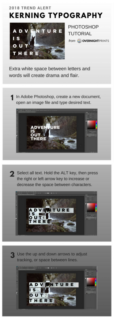 Kerning Typography Photoshop Tutorial