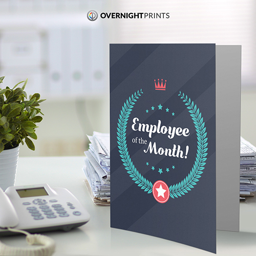 Employee of the Month card