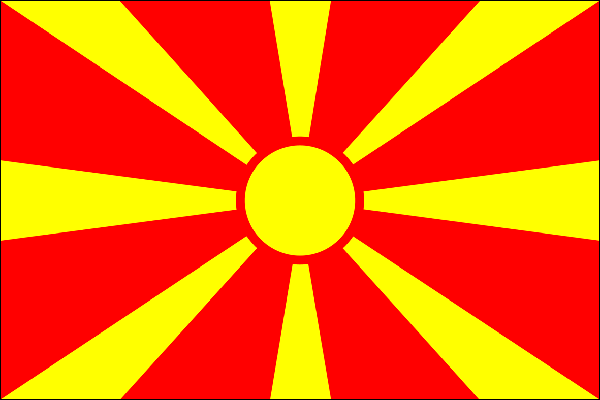Macedonia country flag