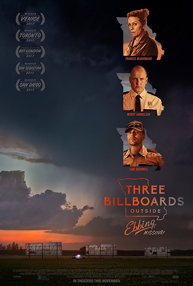 Three Billboards Outside Ebbing, Missouri 2017 movie poster