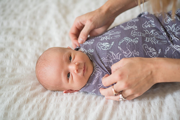 Patterned swaddle