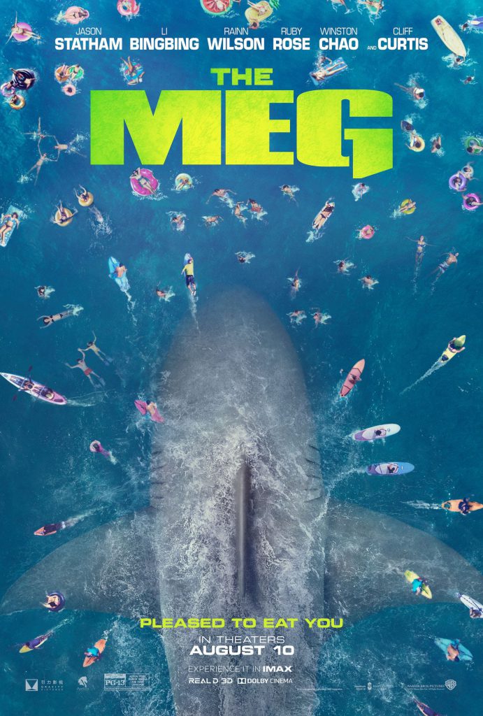 The Meg - large movie poster - HD 1080p - 4K - overnightprints