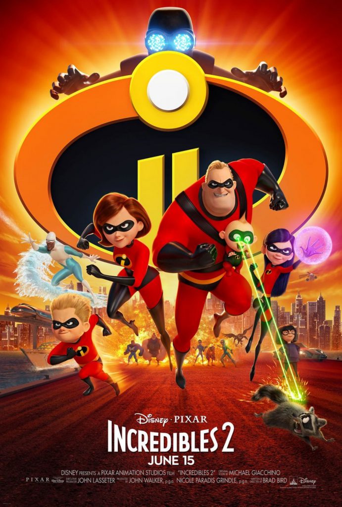 incredibles 2 - movie poster large hd - 1080p - 4k - overnightprints