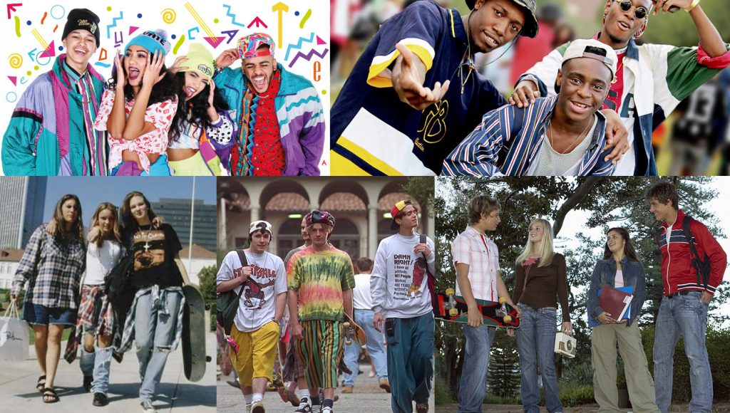 back-2-school in the 90s - teens fashion style - overnightprints