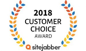 sitejabber customer choice award 2018 for overnightprints.com