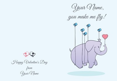 Elephantastic Card for Valentines Day