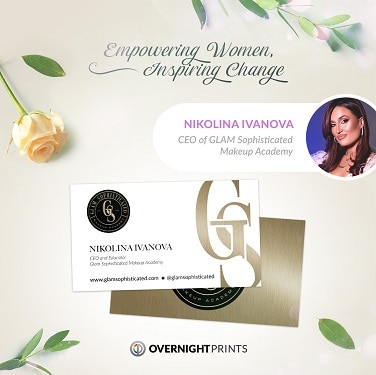 Celebrating International Women’s Day with Exceptional Female Customers: Featuring Nikolina Ivanova, CEO of Glam Sophisticated Makeup Academy
