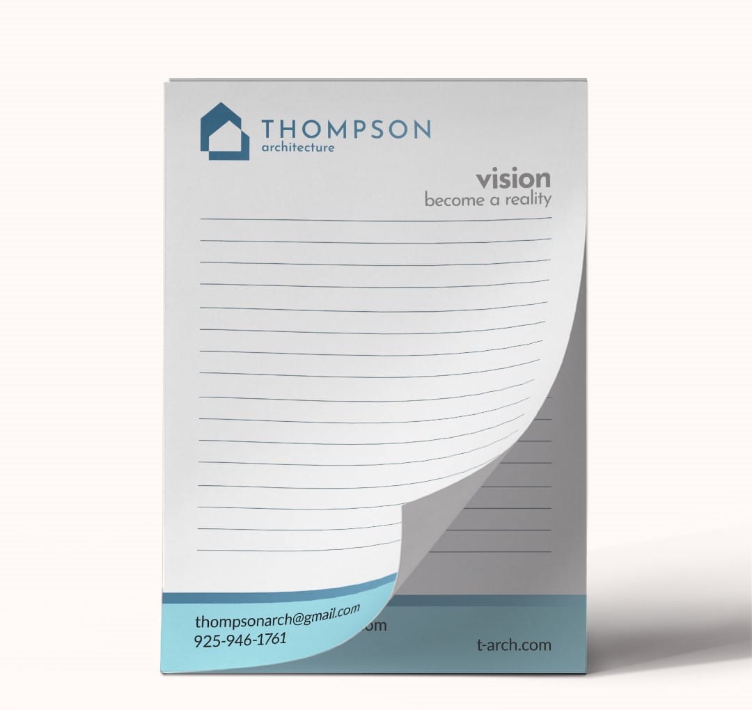 custom printed notepads as corporate gift