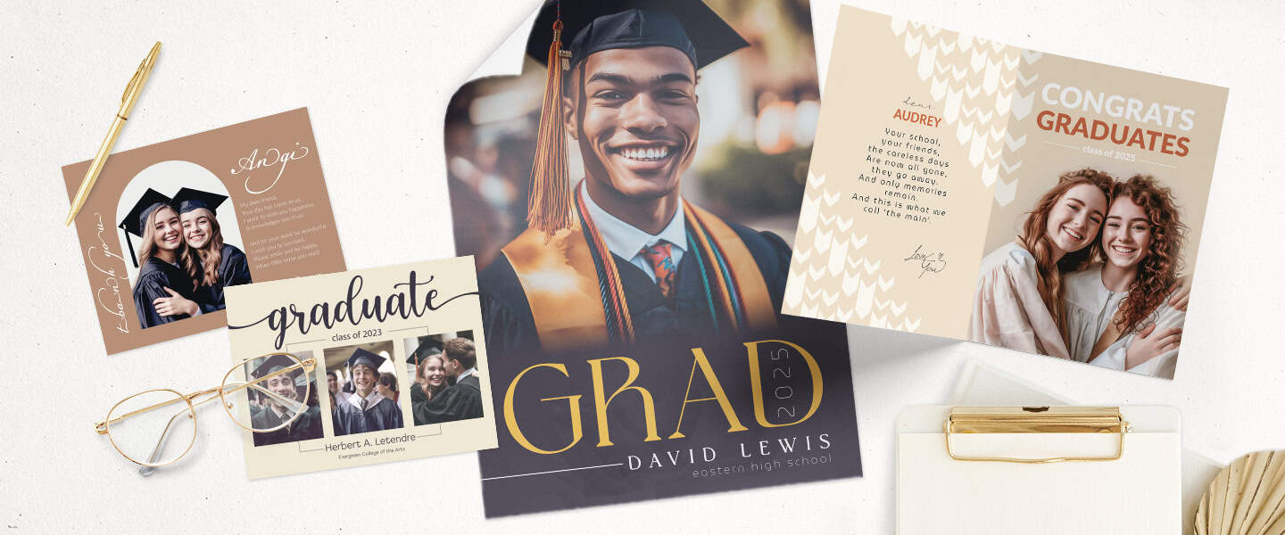 50 Graduation Thank You Card Messages 2025 | Shutterfly, image size:1440x600