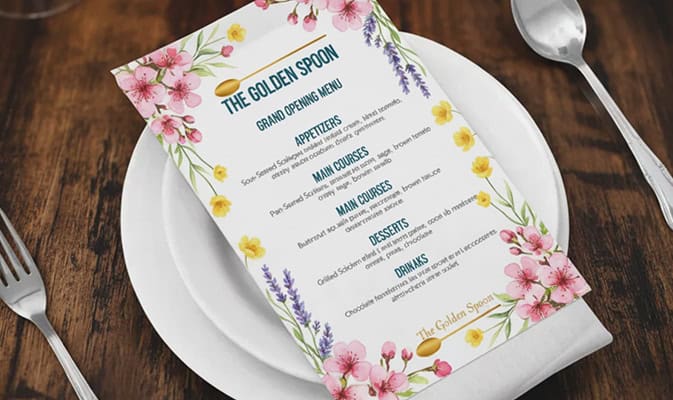 Restaurant Spring Menu Printing: Refresh Your Brand for Patio Season
