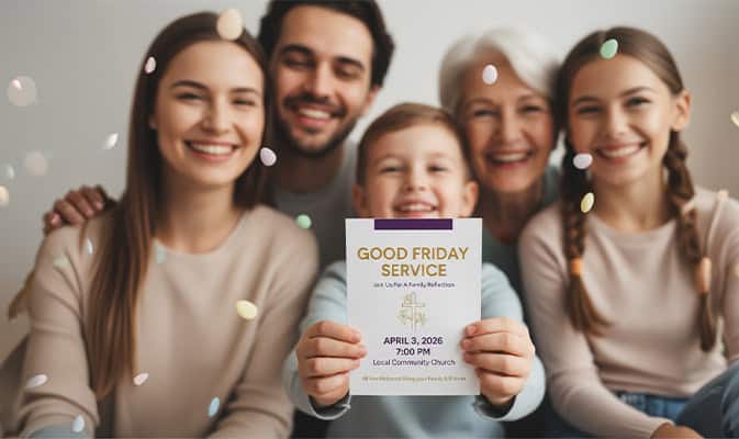 Good Friday & Easter Weekend Church Programs: Bulletins, Flyers & Signage Checklist