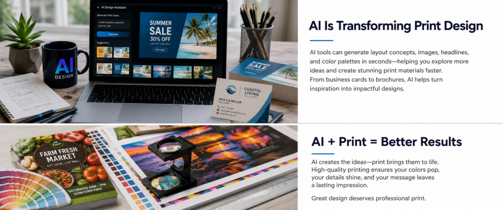 AI is transforming print design
